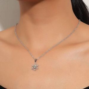 Silver Christmas ❄️ snowflake charm necklace